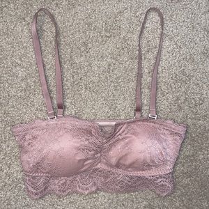 Abercrombie & Fitch Dusty Rose Lace Bralette